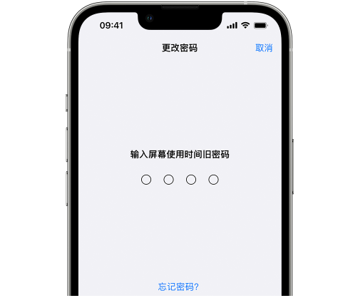 宣州iPhone屏幕维修分享iPhone屏幕使用时间密码忘记了怎么办 