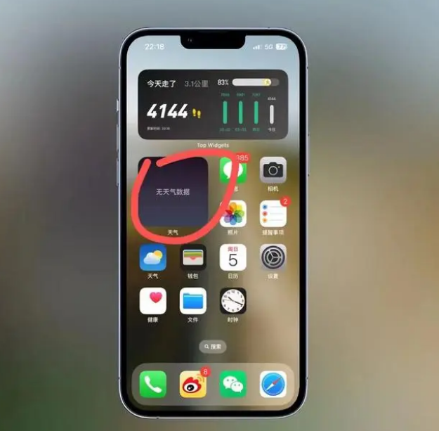 宣州苹果手机维修分享:iOS16主屏幕天气小组件无法正常工作怎么办？ 