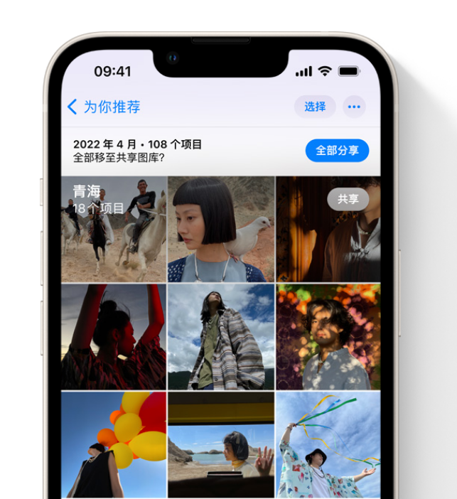 宣州苹果维修网点分享在 iPhone 上使用共享图库 